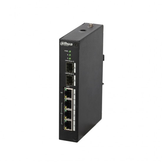 4 Kanal PoE Yönetilebilir Switch ( 3FE PoE +1GE PoE +2GE SFP )