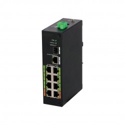 8 Portlu Yönetilebilir ePoE Switch ( 8 e-PoE +1 GE+1GE SFP)